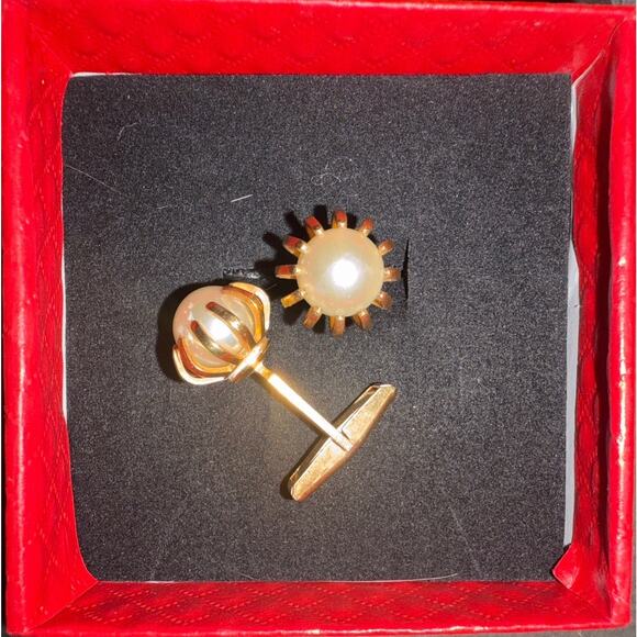 -CUFFLINKS VTG 1950s Atomic Space Age - Picture 3 of 5